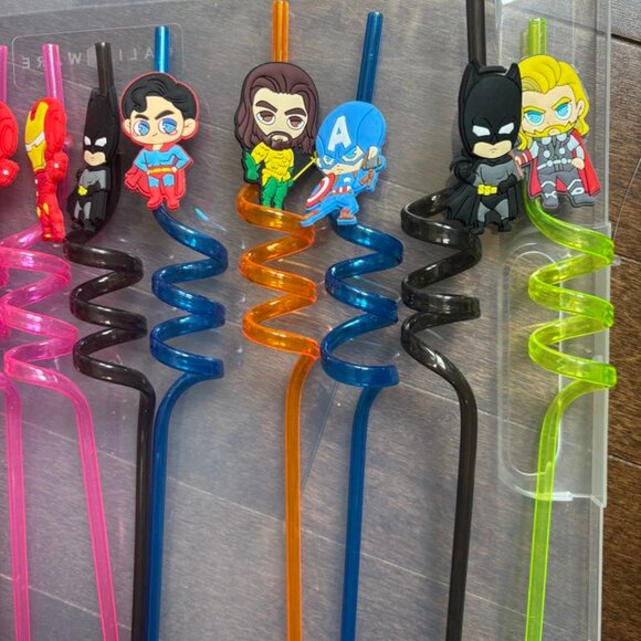 22Pcs Reusable Drinking Straws +2 Brushes. ⭐2 for 14⭐ - Picture 3 of 3
